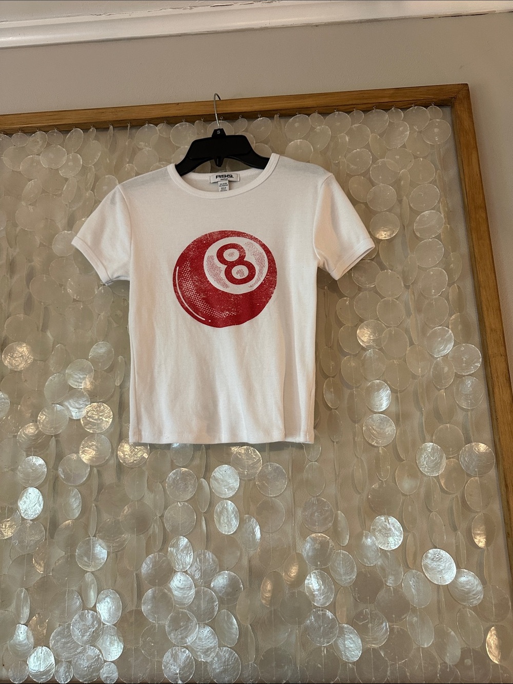 RSQ Tilly’s eight ball tee, size M